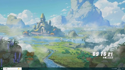 唯美护眼郊外景色桌面主题