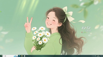 小清新雏菊女孩