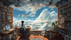 云中办公少女