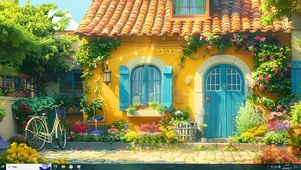 清新绿植童话小屋