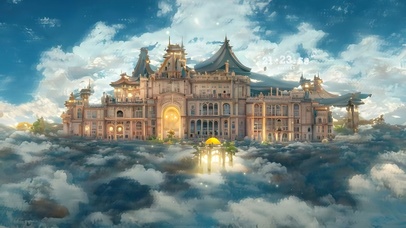 唯美梦幻天空之城