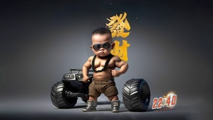 肌肉男孩 4K发财壁纸
