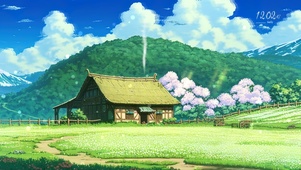 治愈唯美夏天小屋