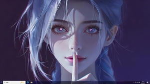 微甜马尾女孩主题