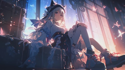 【4K】二次元可爱少女