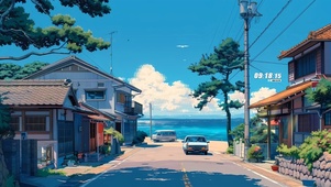 宫崎骏之夏日小镇