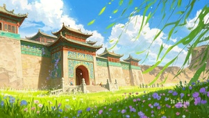 花漾壁纸|古城晴日