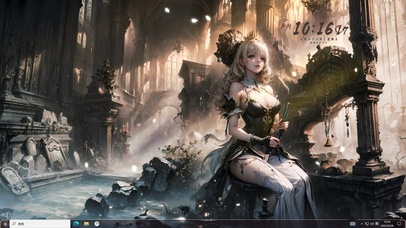 4k典雅西欧美少女