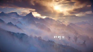 清晨山林