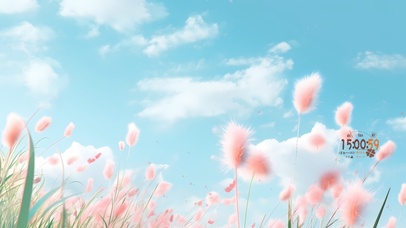 粉色的狗尾巴草