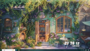 护眼花草树木桌面主题