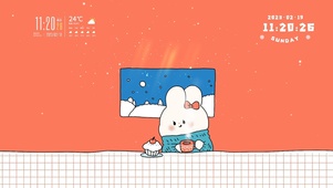 冬日兔兔