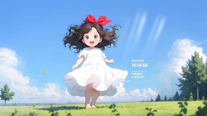 可爱小清新女孩