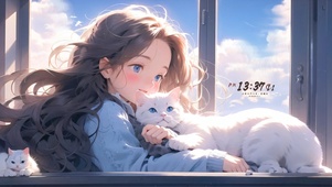 猫咪陪伴