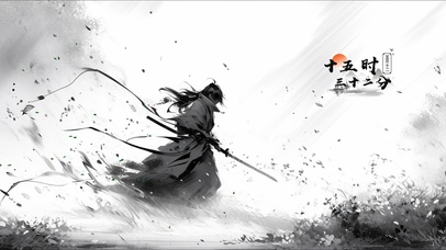 一抹青绿，剑气四溢