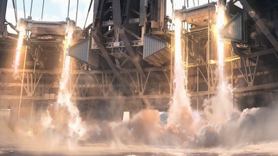 太空电梯点火发射 流浪地球2