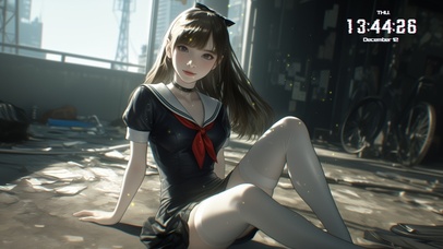 她的姿势每一步都与空气融为一体