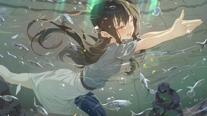 水下女孩
