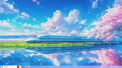 樱花列车-桌面主题