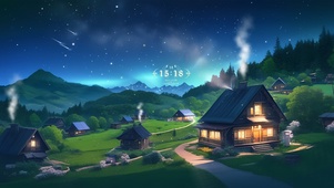 流星炊烟小屋