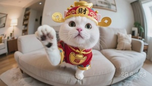 招财猫咪 财运滚滚来