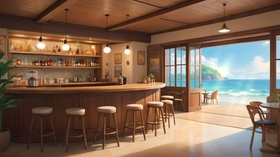 海边吧台