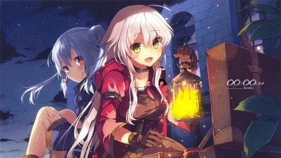 盛夏星空下的少女与萤火虫