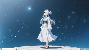 冰蓝信笺-桌面主题