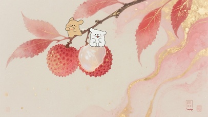 线条小狗事事顺荔