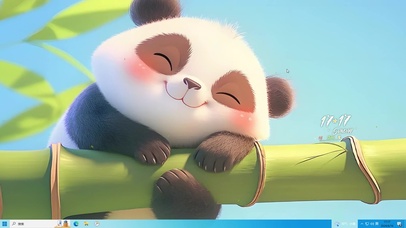 爱睡觉的小熊猫