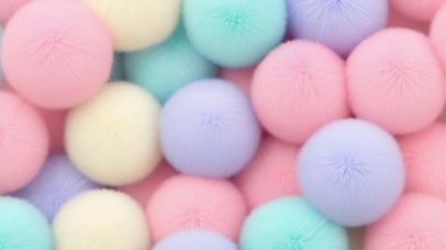 毛绒绒的球球海洋～想rua