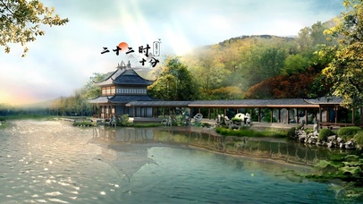 唯美古风西湖美景