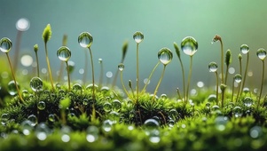 森林苔藓特写风景