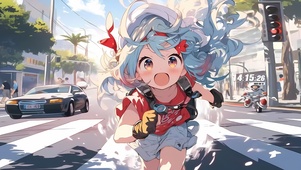 奔跑的女孩