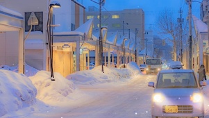 下雪的街道