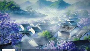 烟雨入江南-桌面主题