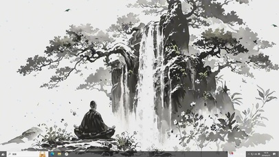 禅意水墨壁纸