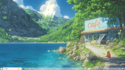 青山漾绿-桌面主题