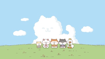 可爱小动物们～排排坐～