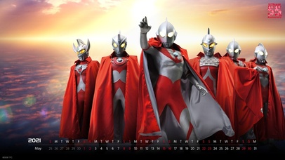 奥特55周年5月日历（修复）