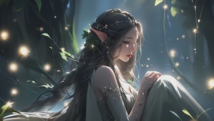 4K精灵少女