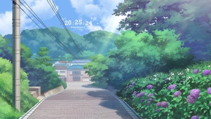 唯美清新夏日乡村小路