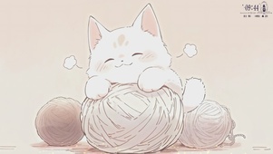 幸福的猫咪