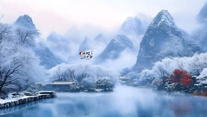 桂林雪景