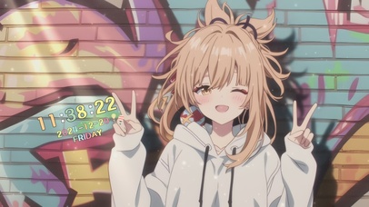 甜美治愈萌系女孩