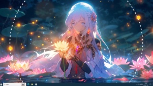 荷花少女