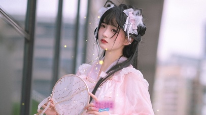 油画美少女【4K】