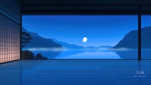 简约月色湖景房