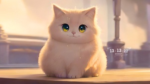 4k开心的猫咪