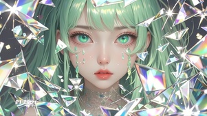 破碎感的女孩